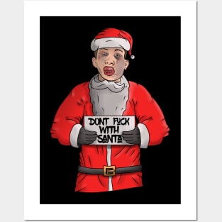 Santa Claus Christmas Santa Black Humor Posters and Art